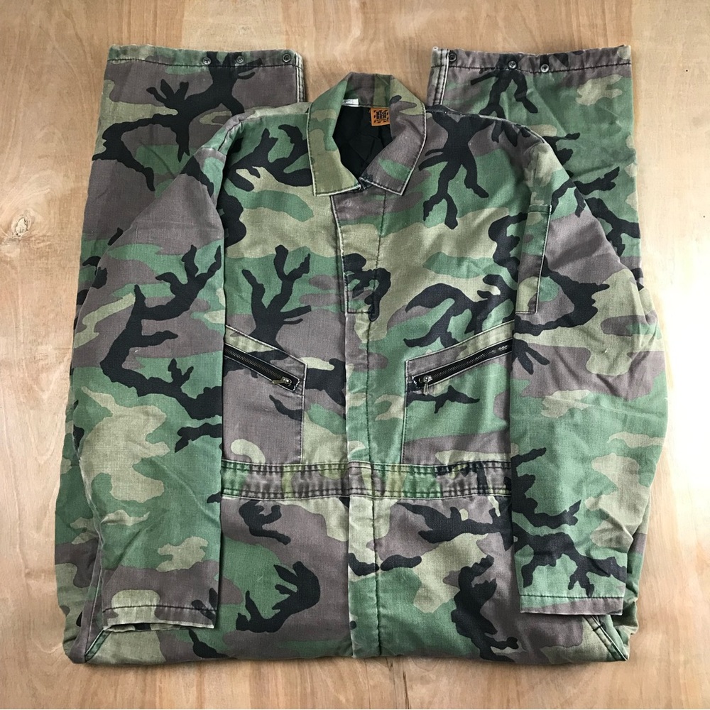 Vintage Big Ben Wrangler Camo Coveralls